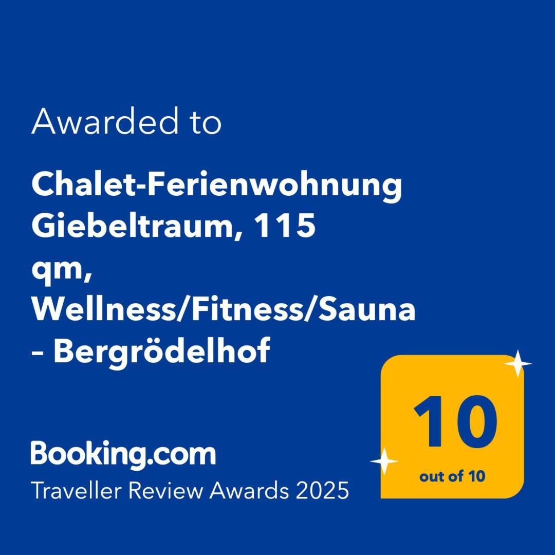 Chalet-Ferienwohnung Giebeltraum, 115 Qm, Wellness/Fitness/Sauna - Bergroedelhof Feilitzsch Ngoại thất bức ảnh